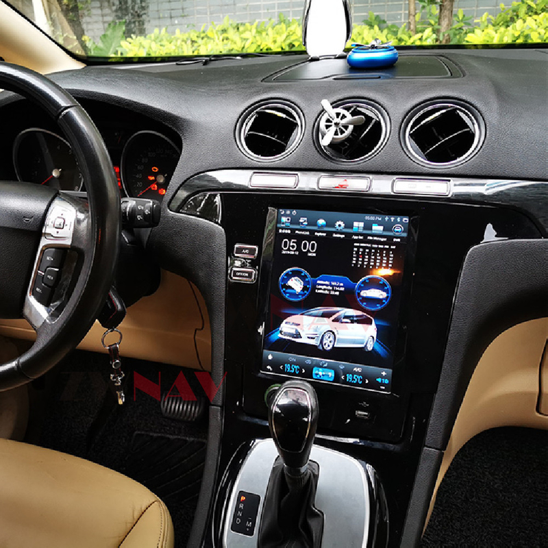 Radio Navigasi Mobil Stereo Head Unit Android 11 Carplay Untuk Ford S-Max Galaxy 2007-2015