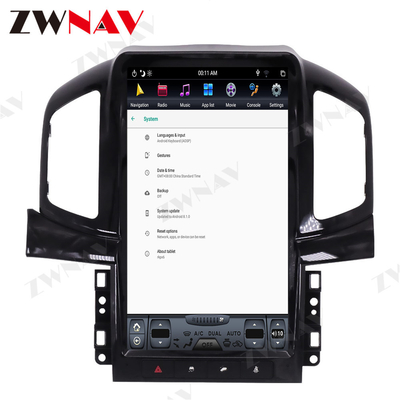 Navigasi GPS Head Unit Radio Otomatis Android 11 Chevrolet Captiva 2013 - 2017 Tesla Style