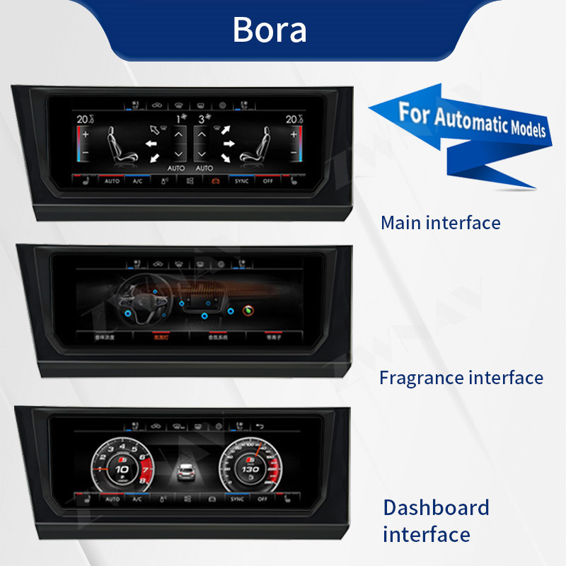 6.9'' Carplay Auto Radio Klimaanlage Panel Untuk Volkswagen Lavida Bora Golf 7