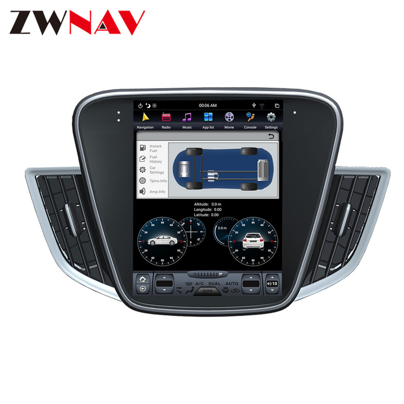 2016-2018 Mobil Radio Tesla Gaya Chevrolet Cavalier Multimedia Player GPS Navigasi DSP Stereo