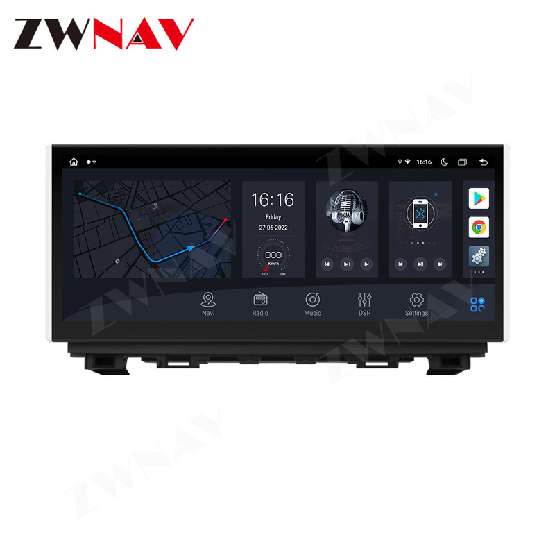 Layar Sentuh Radio Mobil Android 12.3 inci Dengan Carplay Untuk Mazda Atez 2013-2016