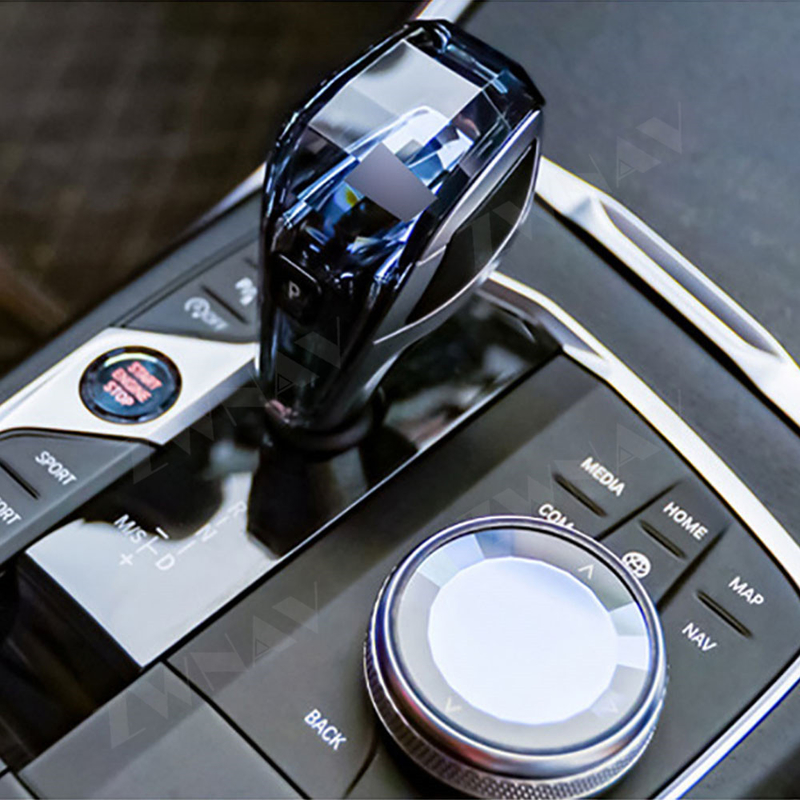 Pegangan Kristal Knop Ganti Gigi Mobil untuk BMW Seri 7 Tuas Tongkat Kepala Tuas Shifter