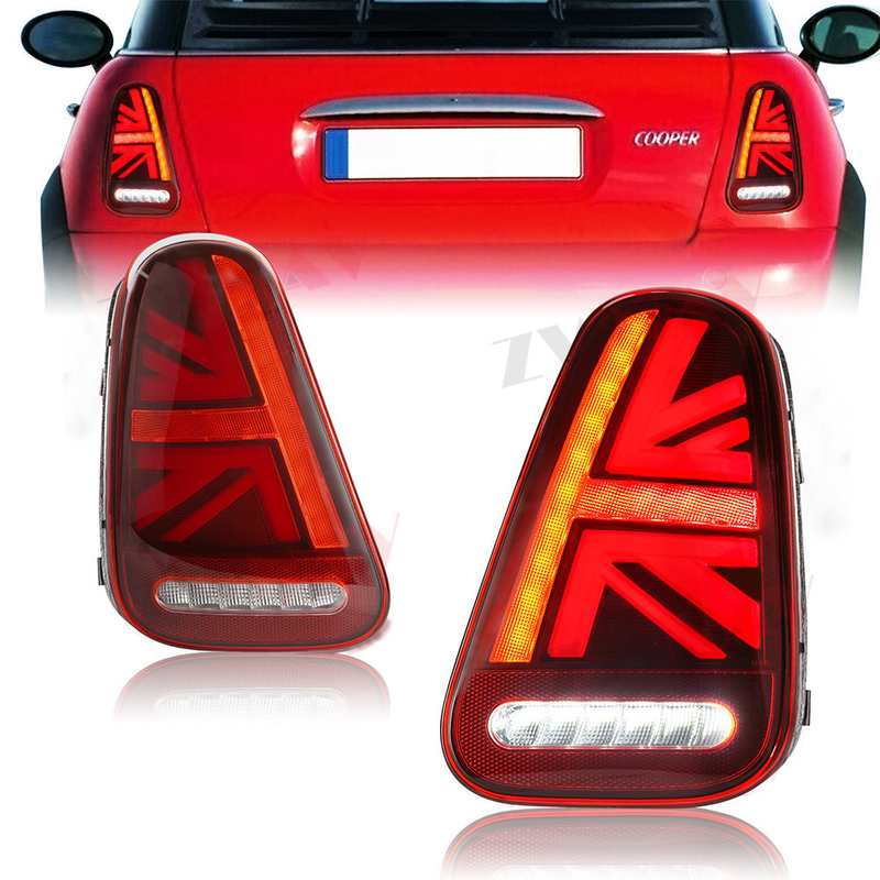 Lampu Ekor Mobil 2001-2007 untuk BMW MINI R50 R52 R53 Mini LED Modifikasi Lampu Belakang Perakitan