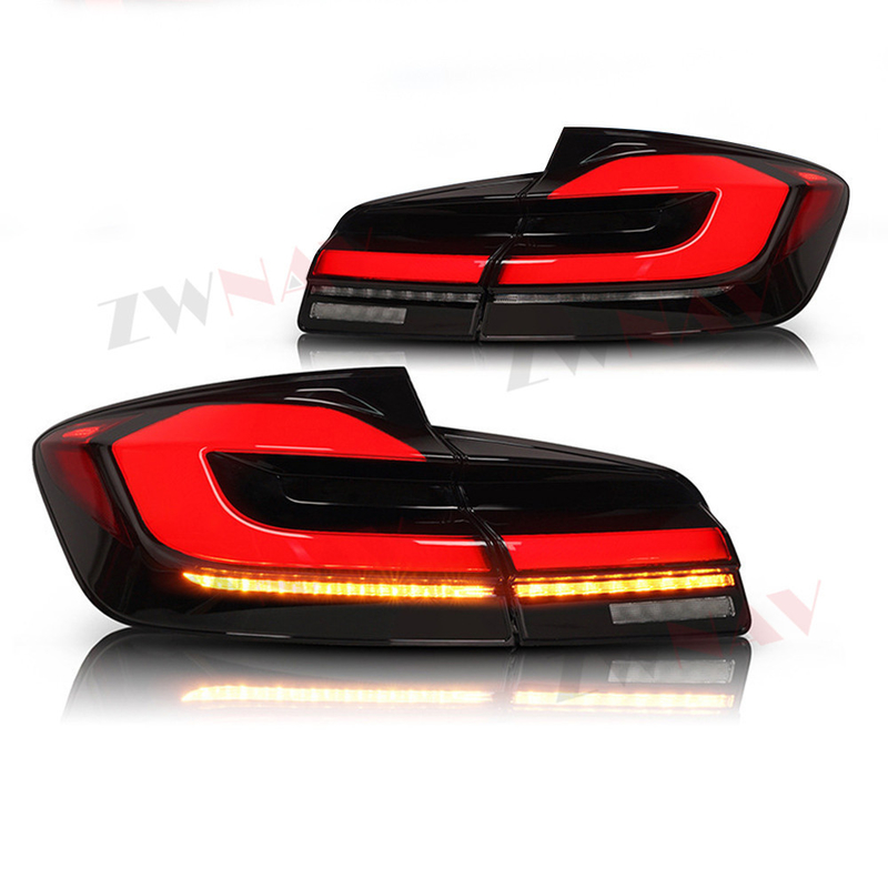 Mobil Ekor Lampu 2010-2017BMW 5-Series F10 F18 Penuh LED Berjalan Ekor Lampu Rakitan Dimodifikasi untuk G30 Dimodifikasi Aksesoris