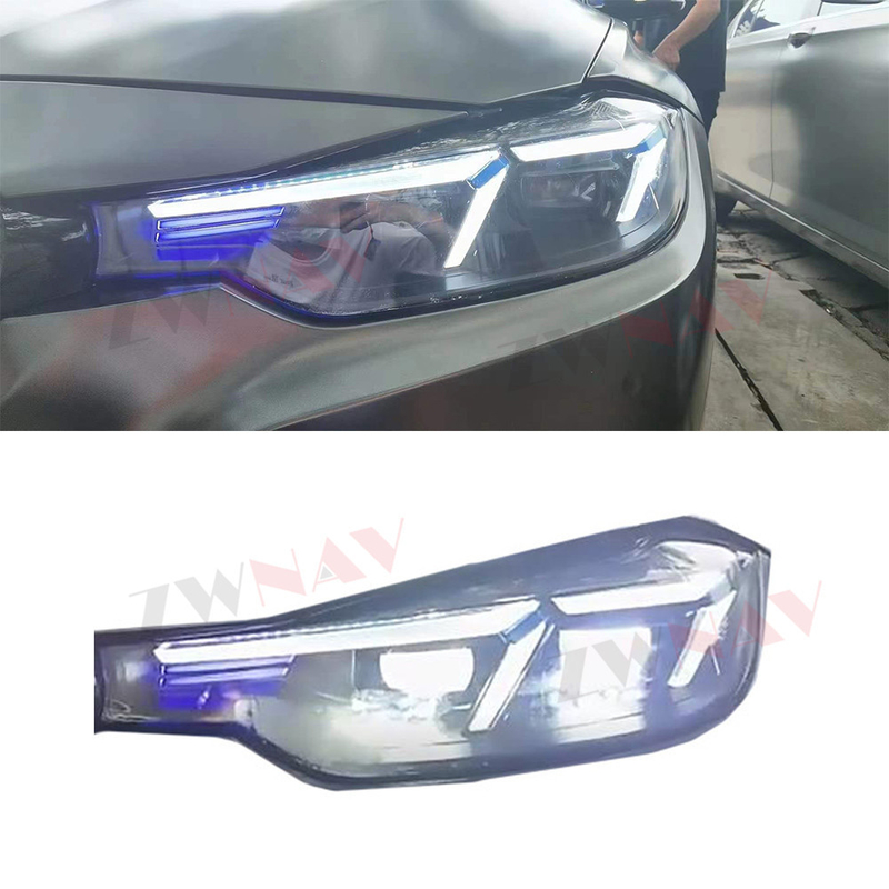 Mobil Ekor Lampu untuk 2012-2018 BMW BMW 3 Seri F30 F35 Laser Headlamp Perakitan Mobil Retrofit Upgrade Siang Hari