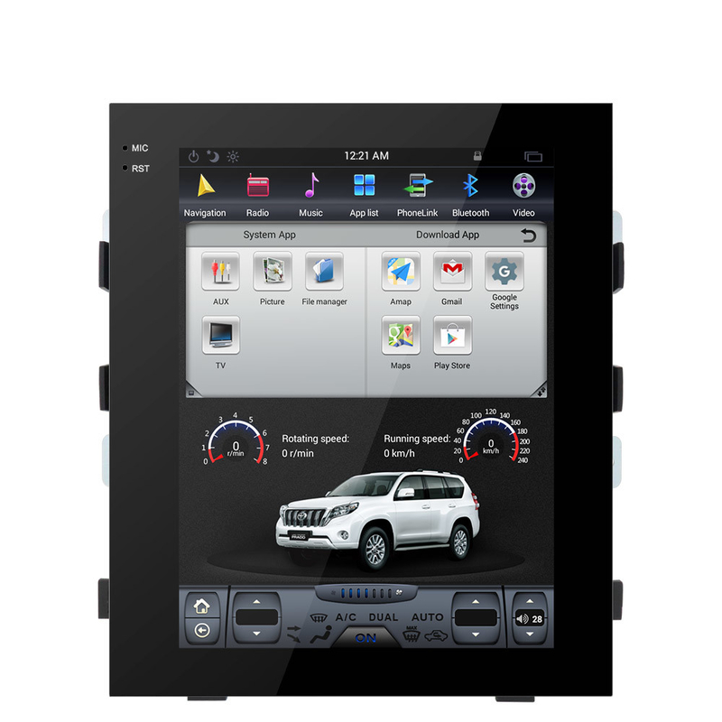 Pemutar DVD Stereo Mobil Porsche Macan 1 Din Android Head Unit 128GB DC 12V