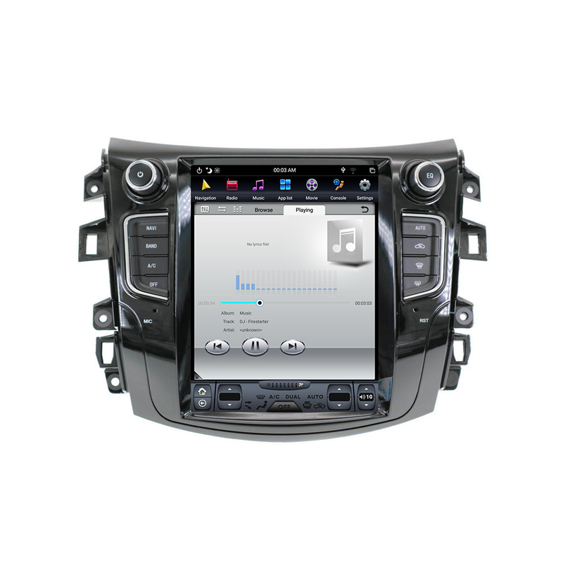 10.4 Inch Nissan Navara Np300 Android Head Unit Single Din Car Stereo Dengan Bluetooth