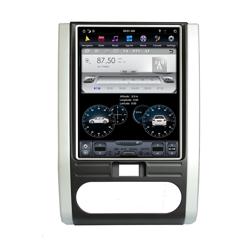 PX6 Android 9.0 Nissan X Trail Head Unit Penggantian Tesla Style