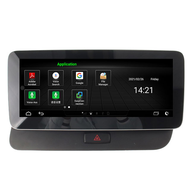 128GB Q5 AUDI Carplay Android Auto GPS Map Sistem Navigasi Otomotif 10,25 Inci