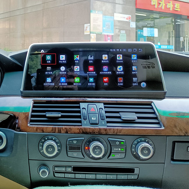 Android 10 64GB Sistem Navigasi Gps Otomotif 8.8 Inci Untuk BMW E60 CCC