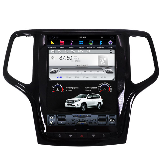 Unit Kepala Stereo Mobil Jeep Grand Cherokee 10.4 Inci 128GB Android 10