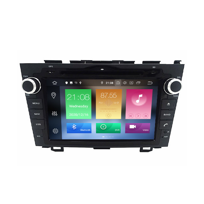 Android 10 Honda Android Head Unit Bluetooth Car Multimedia 8 inci OEM ODM