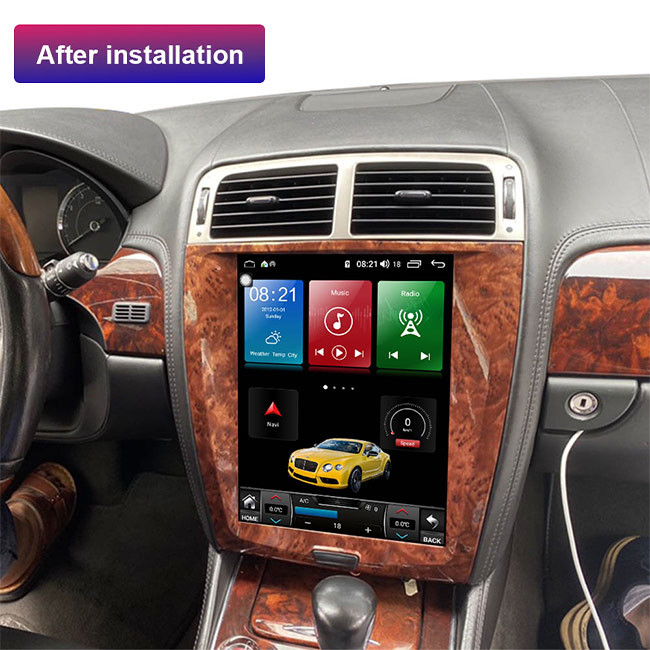 64GB Jaguar XK Android Radio Carplay Nirkabel 10,25 Inci Enam Inti