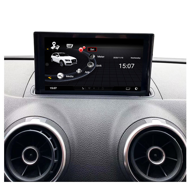 Layar 7 Inci Audi Android Head Unit WIFI 8 Core 64GB Android 10.0