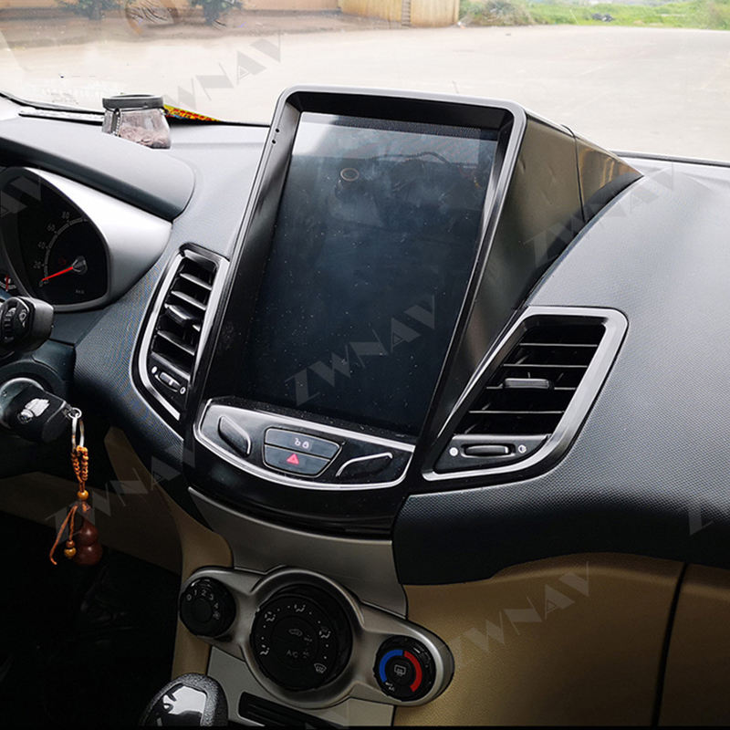 10.4 Inch Android Auto Head Unit Radio Navigasi Android 10 Carplay Untuk Ford Fiesta