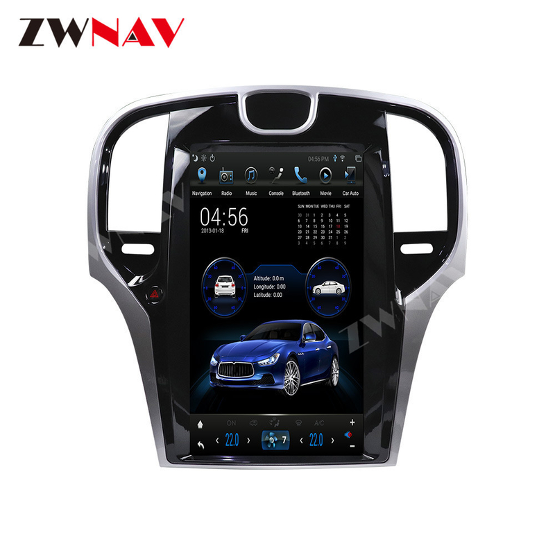 Navigasi Radio Head Unit Mobil Stereo Android 9.0 Carplay Untuk Chrysler 300C 2013-2019