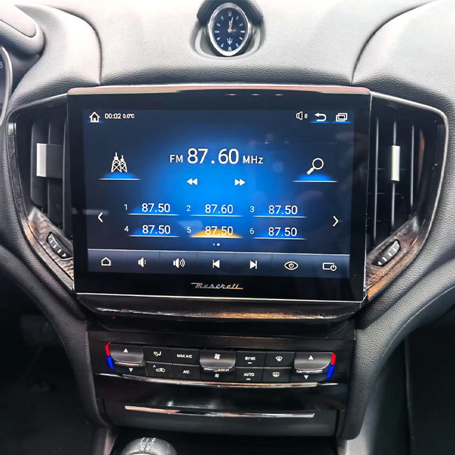 2 Din Android Auto Stereo Receiver GPS Multimedia Player Untuk Maserati Ghibli 2017-2020